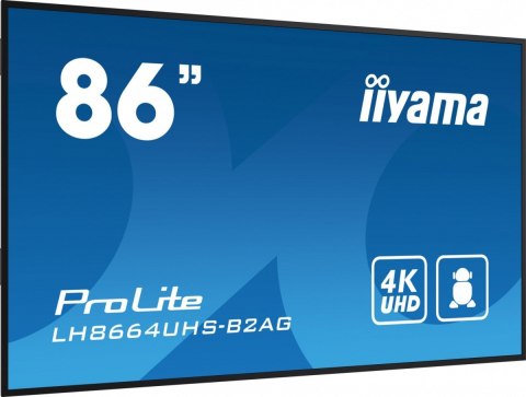 Monitor IIYAMA ProLite LH8664UHS-B2AG 86 4K IPS biznesowy z Android 11