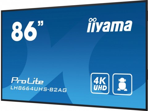 Monitor IIYAMA ProLite LH8664UHS-B2AG 86 4K IPS biznesowy z Android 11