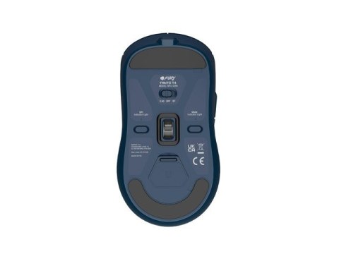 Mysz Natec Fury TANTO T4 Wireless RGB 12000 DPI ultralekka niebieska