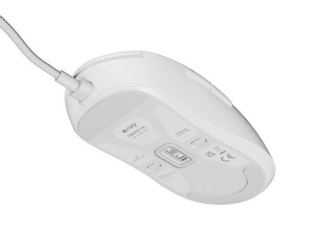 Mysz Fury TANTO T4 RGB 12000DPI ultralekka gamingowa biała