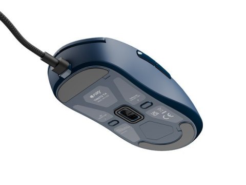 Mysz Fury TANTO T4 RGB 12000DPI niebieska gamingowa ultralekkie cięcie