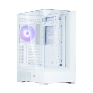 Obudowa Zalman P40 Prism Mid-Tower szkło hartowane biała ARGB