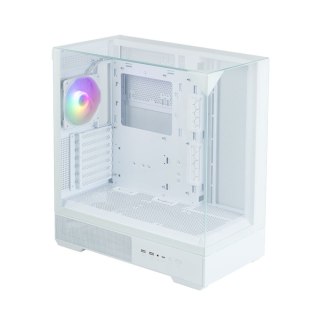 Obudowa Zalman P40 Prism Mid-Tower szkło hartowane biała ARGB