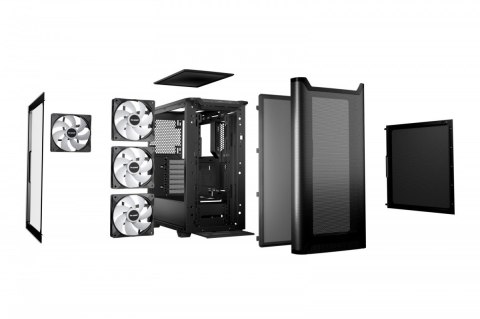 Obudowa Be quiet! Pure Base 501 LX ARGB czarna midi tower z podświetleniem