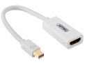 Adapter Unitek mini DisplayPort HDMI 4K Y-6331 uniwersalny 20 cm