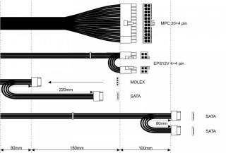 Zasilacz AKYGA ITX AK-I1-200 200W kompaktowy z cichym wentylatorem