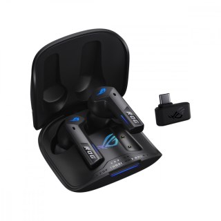 Asus ROG Cetra True Wireless SuperNova Czarne słuchawki gamingowe ANC RGB 46h