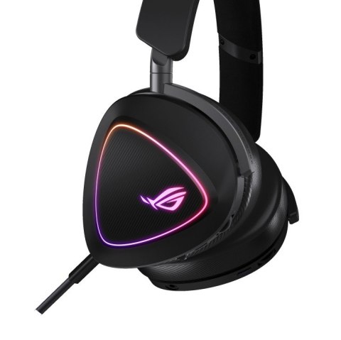Słuchawki Asus ROG Delta II Wireless Gaming Bezprzewodowe RGB 2.4GHz