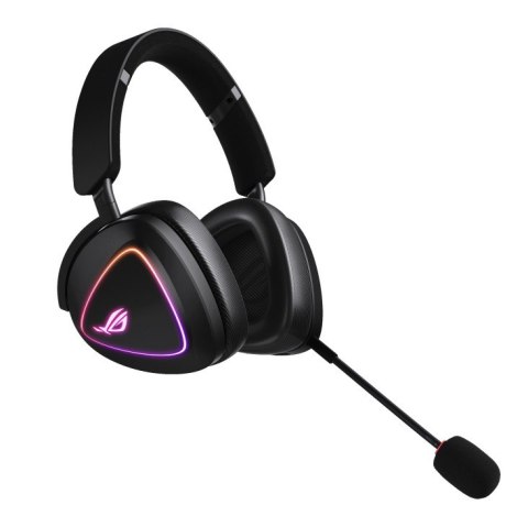 Słuchawki Asus ROG Delta II Wireless Gaming Bezprzewodowe RGB 2.4GHz
