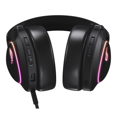 Słuchawki Asus ROG Delta II Wireless Gaming Bezprzewodowe RGB 2.4GHz