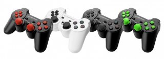 Gamepad Esperanza PS3 USB czarno zielony ergonomiczny z wibracjami