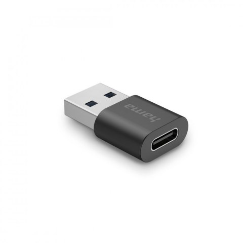 Adapter Hama USB-C do USB-A 3.2 super szybki czarny