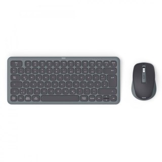 Hama Zestaw klawiatura i mysz WKM-500 bezprzewodowy cichy ergonomiczny