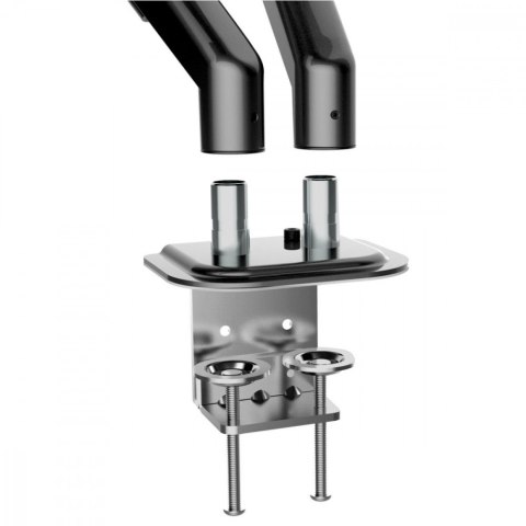 Uchwyt Maclean MC-861N na 2 monitory 13-27 cali regulowany biurkowy