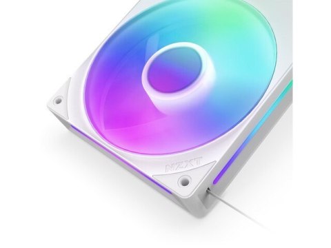 Wentylator NZXT F360 RGB Core PWM biały 3 szt. do chłodzenia PC