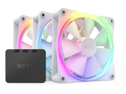 Wentylatory NZXT F120 RGB 120mm zestaw 3 sztuki z kontrolerem biały