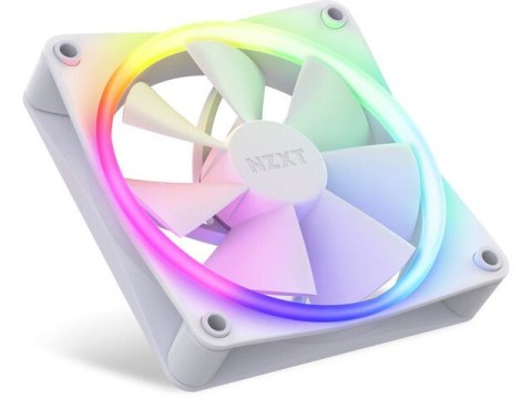 Wentylatory NZXT F120 RGB 120mm zestaw 3 sztuki z kontrolerem biały