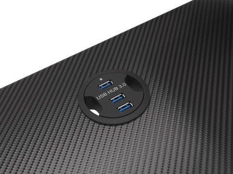 Biurko Natec Genesis Holm 300 RGB gamingowe z podświetleniem LED