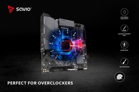 Pasta termoprzewodząca Savio Glacier TG-03 13.5 W/mK 2g