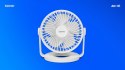 Wentylator biurkowy USB AD-01 White Savio cichy przenośny z regulacją