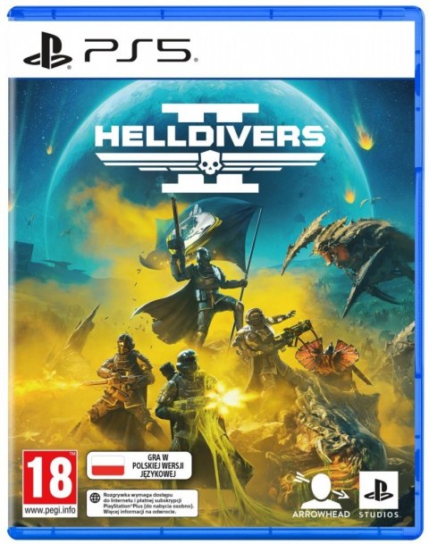 Gra PlayStation 5 Helldivers 2 akcji strzelanka multiplayer 4 graczy