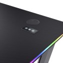Biurko Trust GXT 709 Luminus RGB czarne gamingowe z oświetleniem