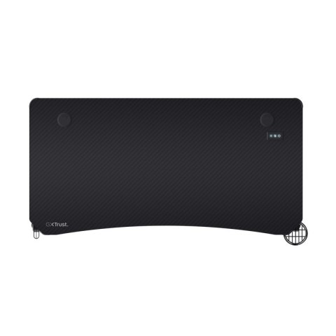 Biurko Trust GXT 709 Luminus RGB czarne gamingowe z oświetleniem