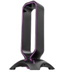 Stojak na słuchawki Trust Cintar z USB LED czarny do biurka