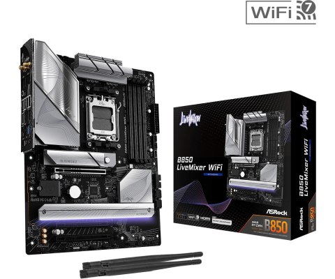 Płyta główna ASRock B850 LIVEMIXER WIFI ATX AM5 DDR5 z USB3.2