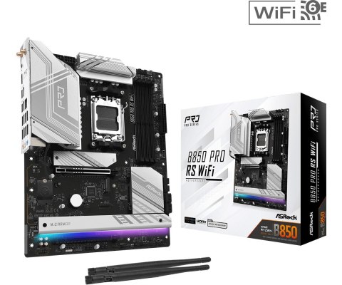 Płyta główna ASRock B850 PRO RS WIFI ATX DDR5 z łącznością WiFi 6E