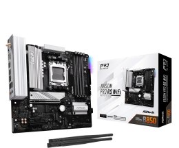 Płyta główna ASRock B850M PRO RS WIFI AM5 DDR5 mATX wydajna z WiFi
