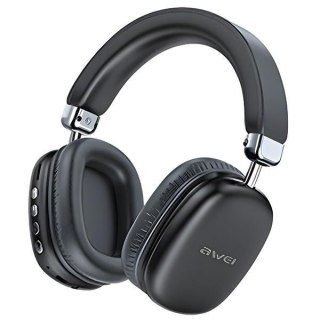 AWEI Słuchawki Bluetooth AT7 nauszne komfortowe 70h czarne
