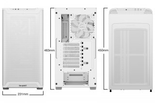 Obudowa Be quiet! Pure Base 501 Airflow Window White ATX wydajna elegancka