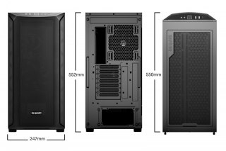 Obudowa Be quiet Shadow Base 800 BGW60 cicha przestronna fulltower z panelem szklanym