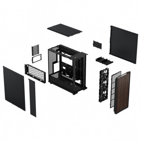 Obudowa Fractal Design North XL Charcoal Black Midi Tower z wentylatorami