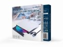 Gembird DVD-USB-03-BW zewnętrzny napęd DVD USB 3.1 kompaktowy czarno-biały
