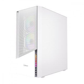 Obudowa Gembird Fornax 4300 Midi Tower ATX biała z podświetleniem ARGB
