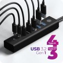 IcyBox Hub IB-HUB1737-C3 7-Port USB 3.2 Gen 1 z Type-C i Type-A