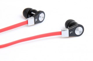 Słuchawki douszne Media-Tech MAGICSOUND DS-2 czerwono-czarne z mikrofonem