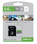 Karta pamięci PNY MicroSDXC Elite 64GB Class 10 UHS-I do smartfonów
