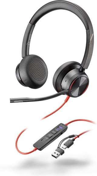 POLY Słuchawki Blackwire 8225 Stereo USB-C/A z ANC dla MS Teams