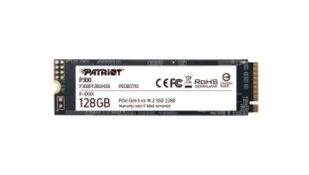 Dysk SSD Patriot P300 128GB M.2 PCIe Gen 3 x4 wydajny