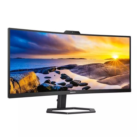 Philips Monitor 34 cale 34E1C5600HE UltraWide QHD z kamerą i głośnikami