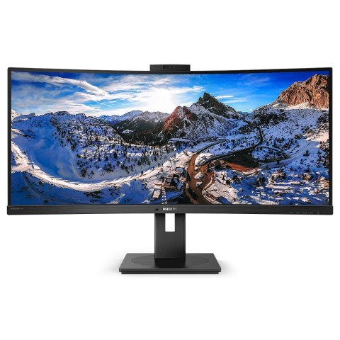 Monitor Philips 346P1CRH 34 cale Curved WQHD HDMI USB-C z kamerą