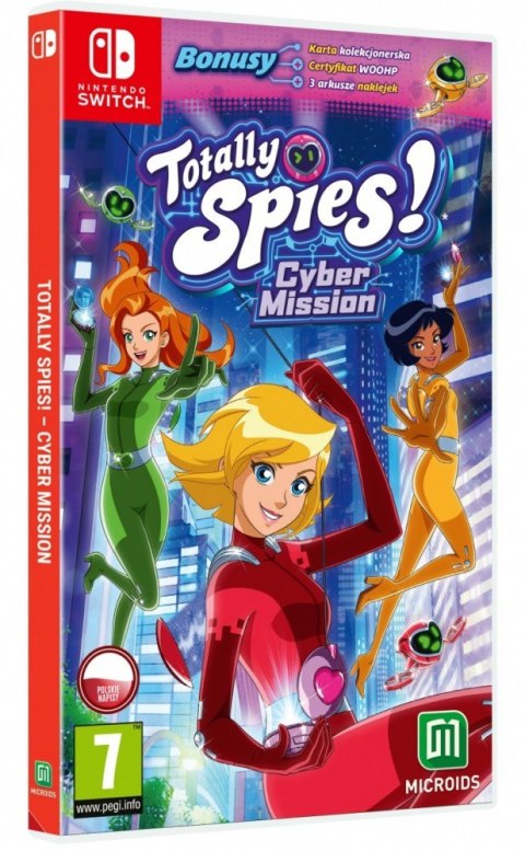 Gra Nintendo Switch Odlotowe Agentki Totally Spies Cybermisja przygodowa akcja