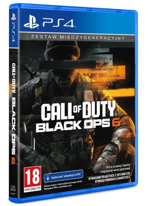 Gra PlayStation 4 Call of Duty Black Ops 6 akcji z trybem multiplayer