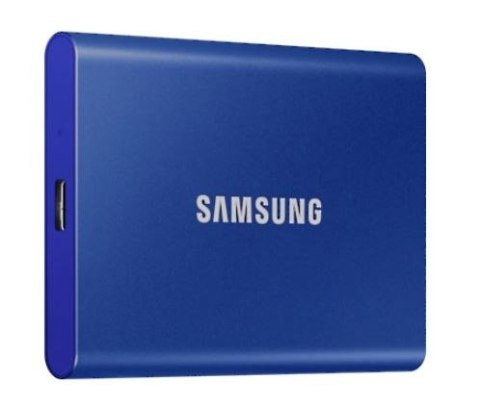 Dysk SSD Samsung Portable T7 1TB USB 3.2 szybki lekki niebieski