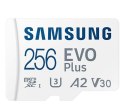 Karta pamięci microSD Samsung EVO Plus 256GB U3 szybka z adapterem