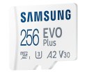 Karta pamięci microSD Samsung EVO Plus 256GB U3 szybka z adapterem