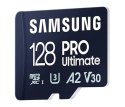 Karta pamięci microSD Samsung Pro Ultimate 128GB szybka z czytnikiem